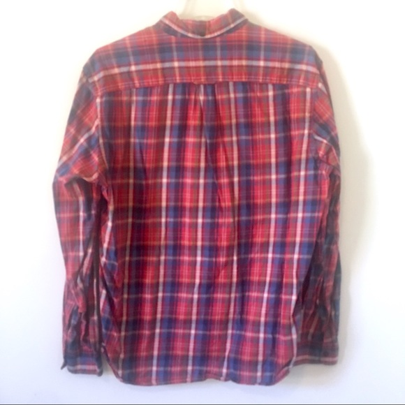 H&M L.O.G.G. Cotton Twill Plaid Button Down Shirt - Picture 6 of 7